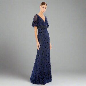 MacDuggal navy dress, size 2, NEW WITH TAGS!